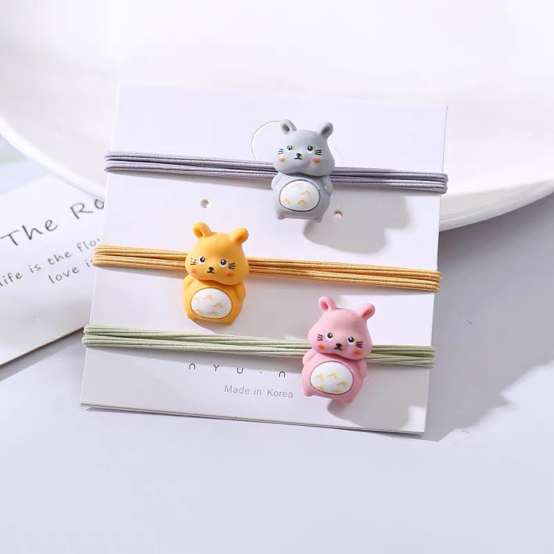 Dây buộc tóc hình sóc đất chất liệu co dãn cực tốt ( ảnh thật 100%) #6