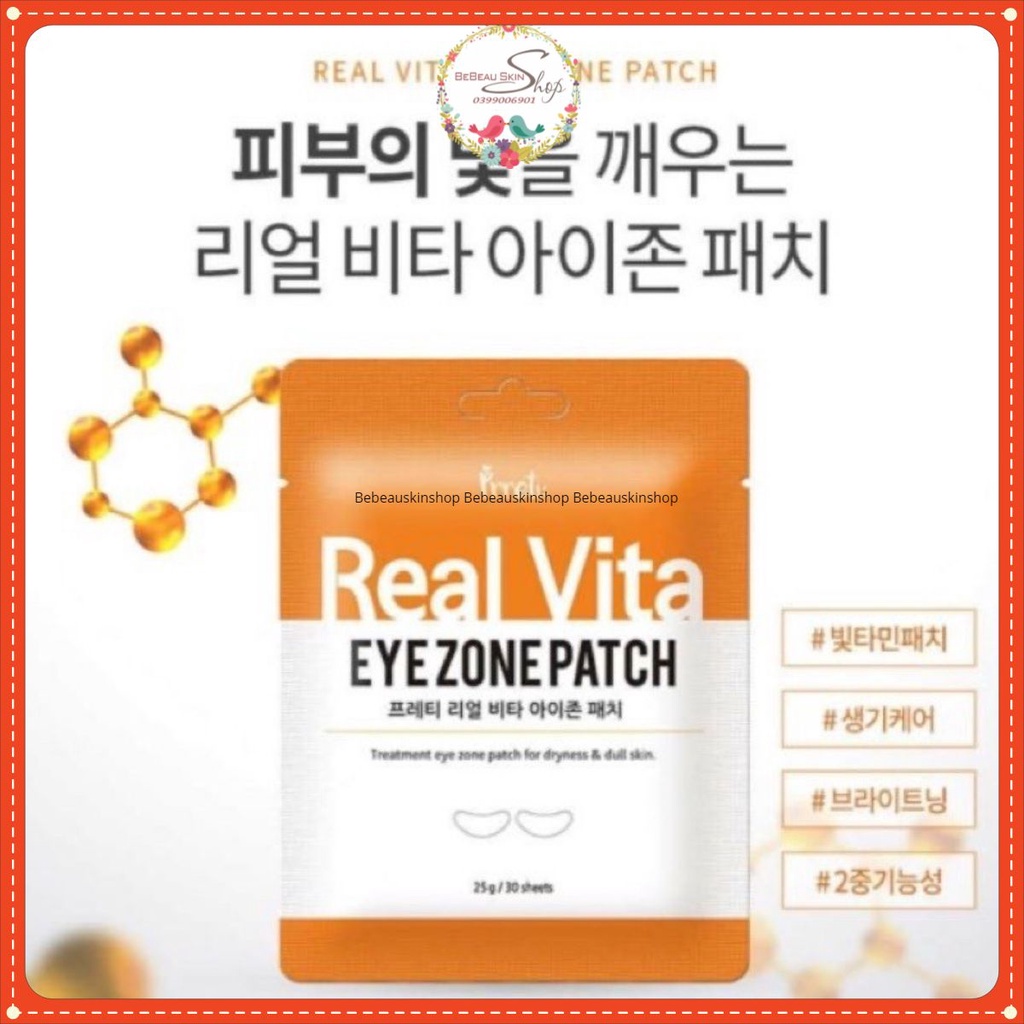 Mặt nạ mắt PRRETI Real Vita Eye Zone Patch