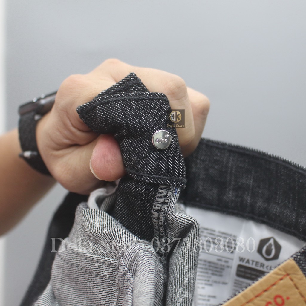 Quần Jean Nam Cao Cấp Màu Chì (Chỉ Chìm), Quần Bò Nam Chất Vải Co Giãn Thoải Mái, DOKI DK-11 | BigBuy360 - bigbuy360.vn
