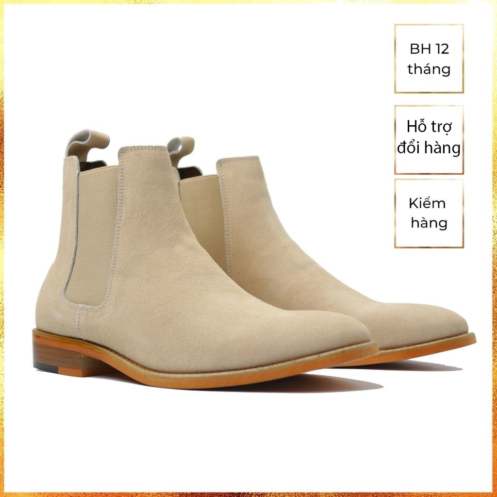 Giày Chelsea boots tan da bò cao cấp nhập khẩu handmade August AG1T chính hãng bảo hành 12 tháng | BigBuy360 - bigbuy360.vn