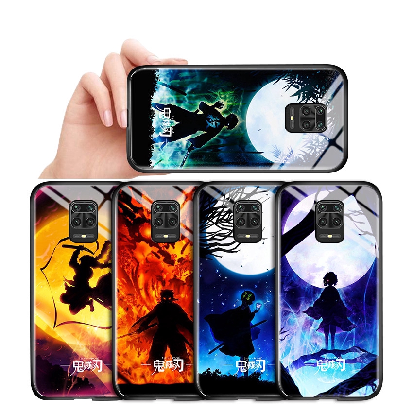 Xiaomi Redmi Note 9T 9S 9 6 7 8 8T Pro For Phone Case Demon Slayer Anime Devils Blade Sumijiro Nezuko Hard Casing