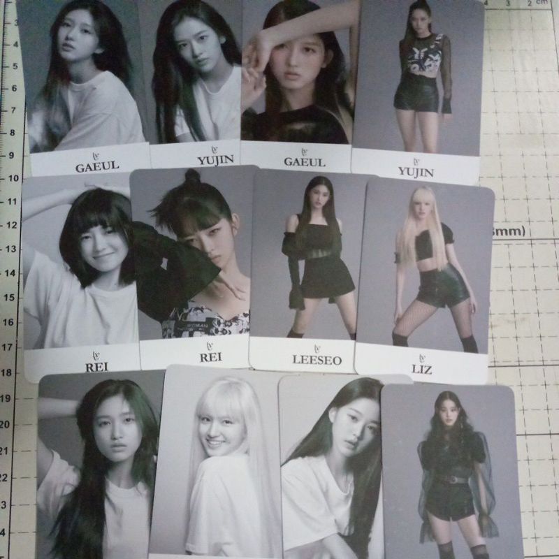 Set 12 Card giấy bo góc 2 mặt nhóm I’VE - Profile