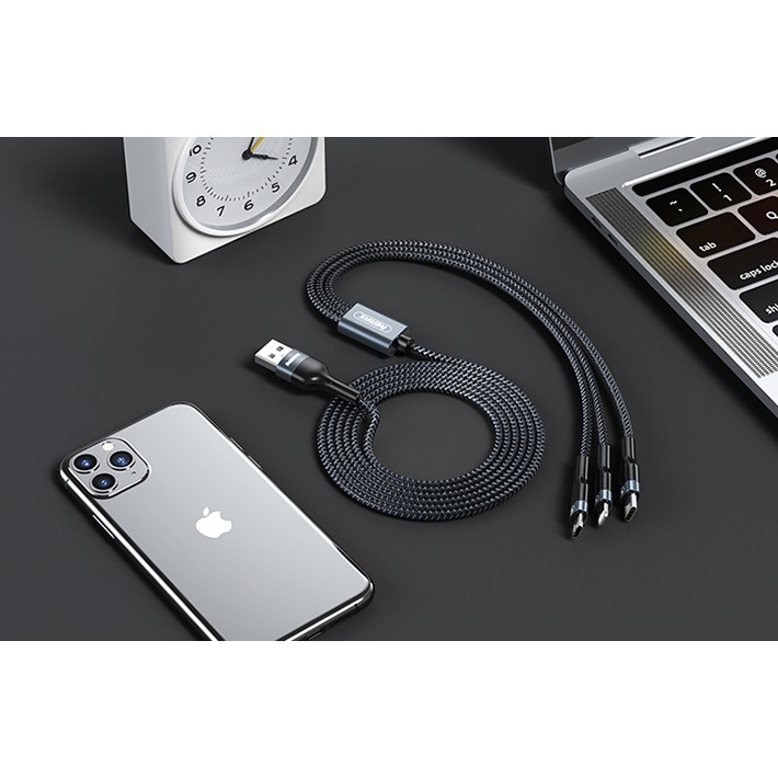 Dây Cáp sạc 3 in 1 đa năng Remax RC-070TH