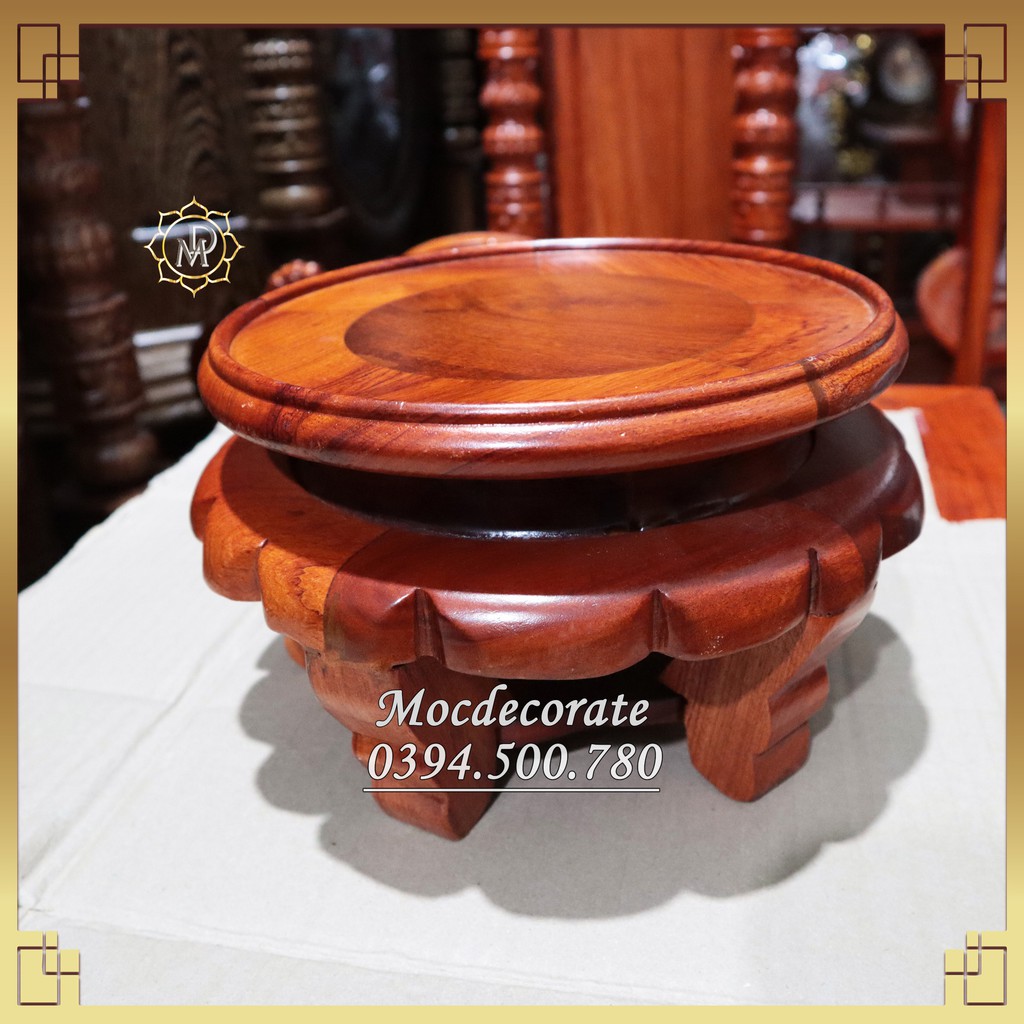 Kỷ váy gỗ Hương sơn PU, Đế lư hương, cây cảnh, tương gỗ, bình rượu