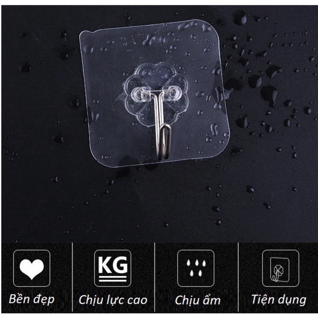 Combo 10 móc dính tường siêu chịu lực