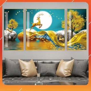 [GIÁ SỐC] Khung ảnh và tranh treo tường - TRANH TRÁNG GƯƠNG PHONG CÁCH BẮC ÂU XỊN rẻ nhất shoppe ( tặng ngay định treo )