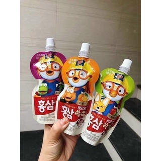 Nước hồng sâm trái cây pororo đủ vị cho bé