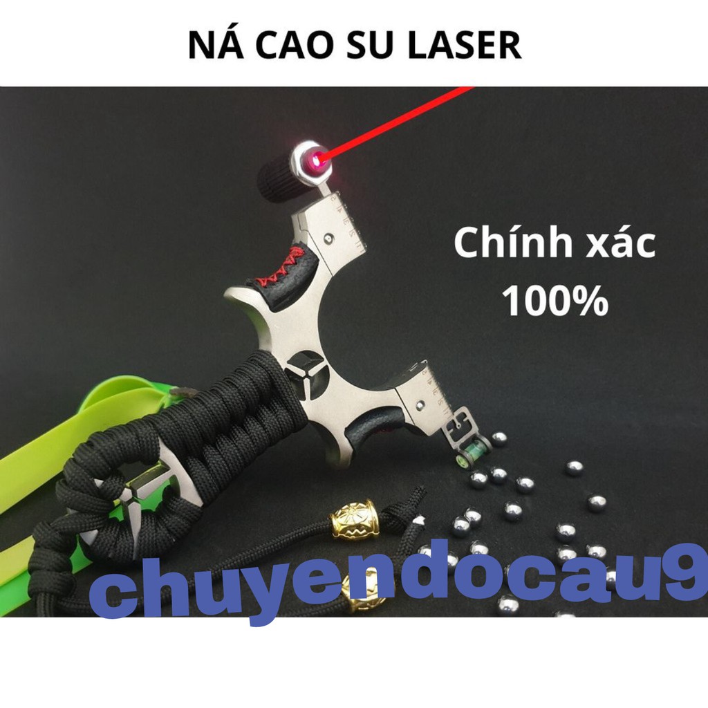 Ná cao su laze, ná thun trợ lực có ngắm laser tiện lợi dùng được cả ngày và đêm ..