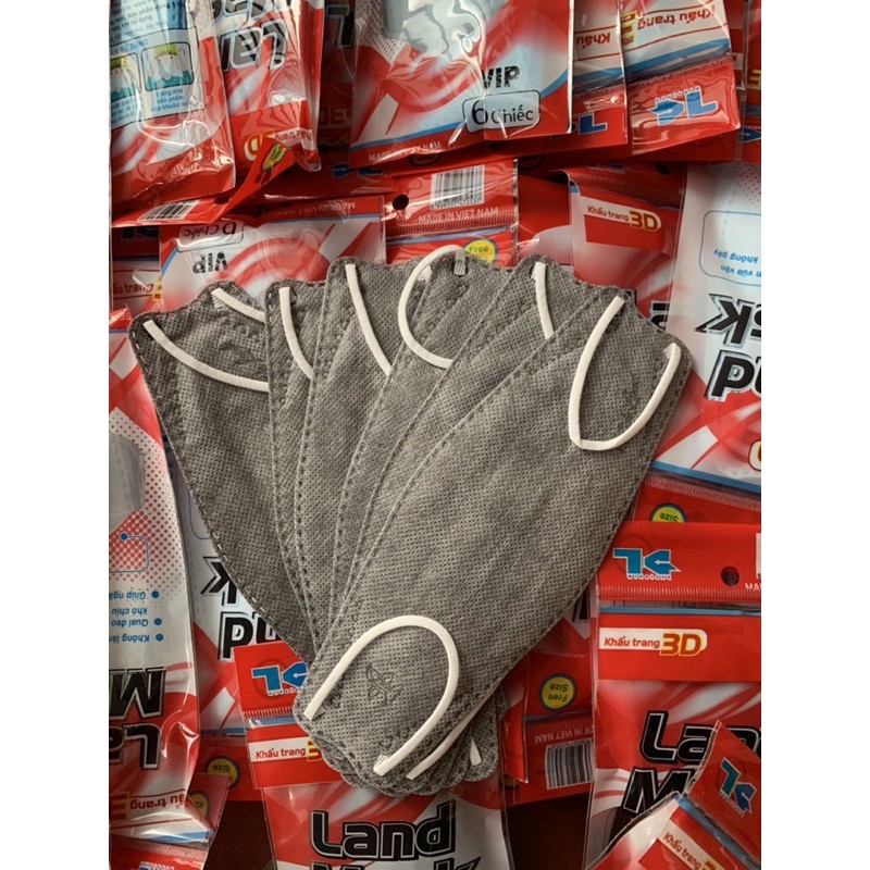 Khẩu trang Landmask VIP vỏ đỏ( 1 bịch 6 cái) | BigBuy360 - bigbuy360.vn