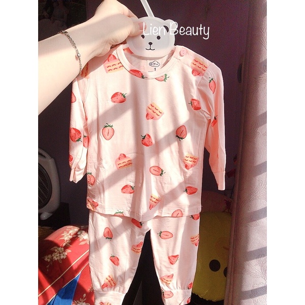 Bộ Dài Tay Leeleekids Chất Siêu Mát Cho Bé