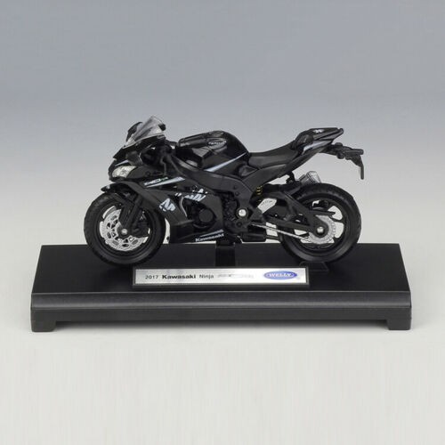 XE MÔ HÌNH - MOTO Siêu xe Kawasaki Ninja ZX10-RR - WELLY tỷ lệ 1:18
