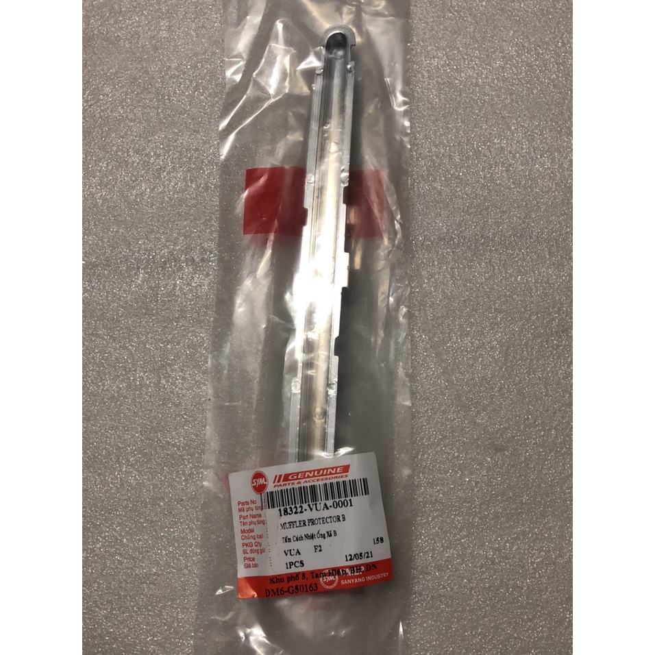 Vĩ bô/ Tấm cách nhiệt ống xả xe Elizabeth FI mã VUA