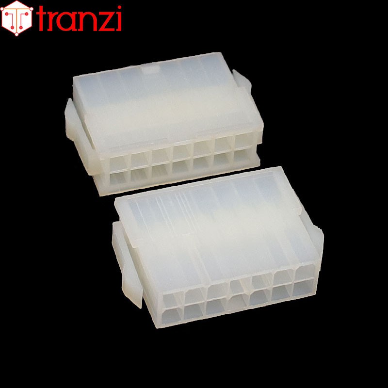 Vỏ header 4.2mm 5559 2x7P 24mm trắng - túi 10 cái