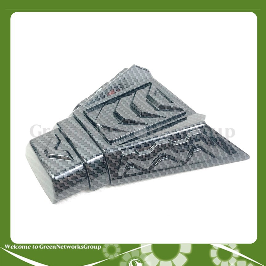 Chụp cốc đèn biển số xe Air Blade 2020 mạ carbon Greennetworks