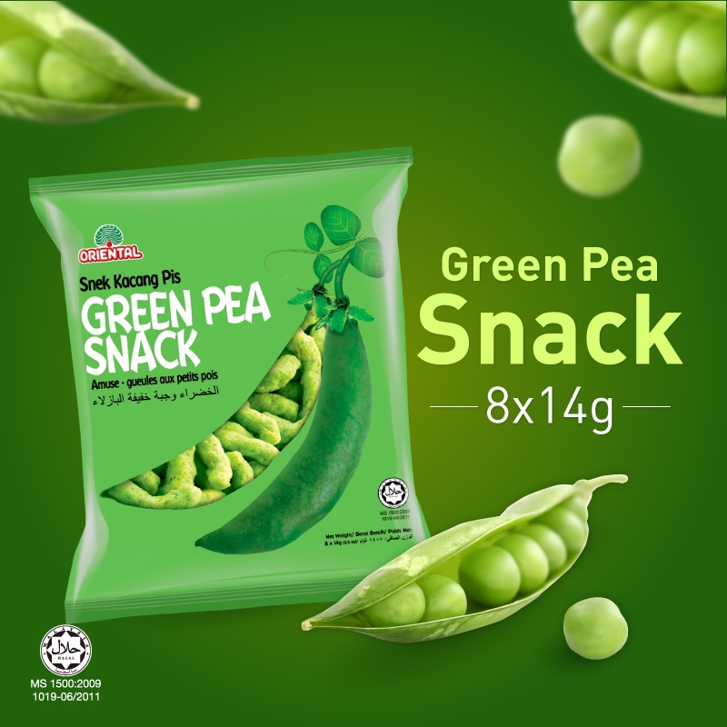 Snack Oriental Greeen Pack/Tôm Rota/Cheese Balls/Super Ring 112G