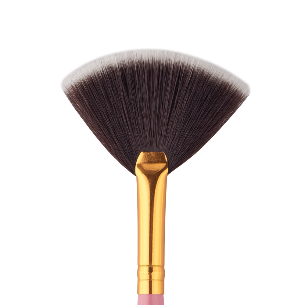 Fan Shaped Powder Concealer Blend Brush Women Make Up Foundation Cosmetic Brush