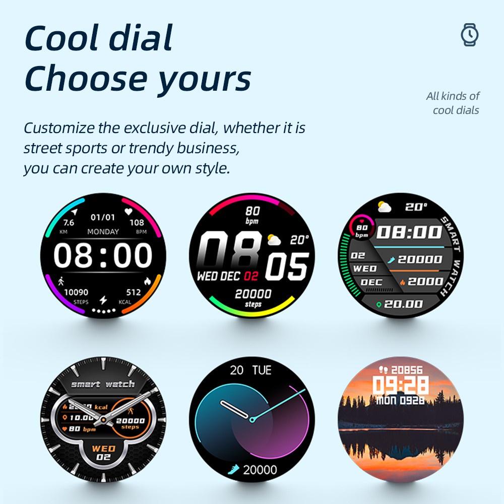 [Phiên bản không cuộc gọi] Đồng hồ thông minh Hoco y4 ip68 kết nối bluetooth chống nước hỗ trợ theo dõi nhịp tim thiết kế mới hợp thời trang