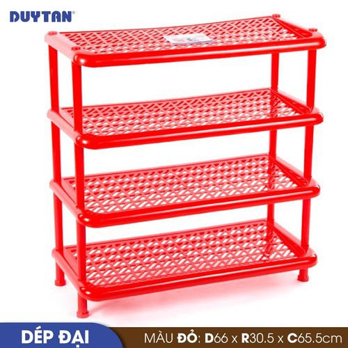 Kệ dép đại Duy Tân 4 tầng 0174/4 (Nhiều màu)