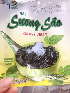 Bột sương sáo làm thạch đen