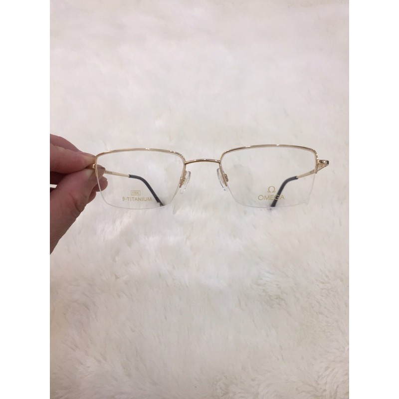 Gọng kính omega 18k titanium sang trọng