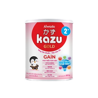Sữa bột Kazu Gold Gain số 0+,1+, 2+ 810g