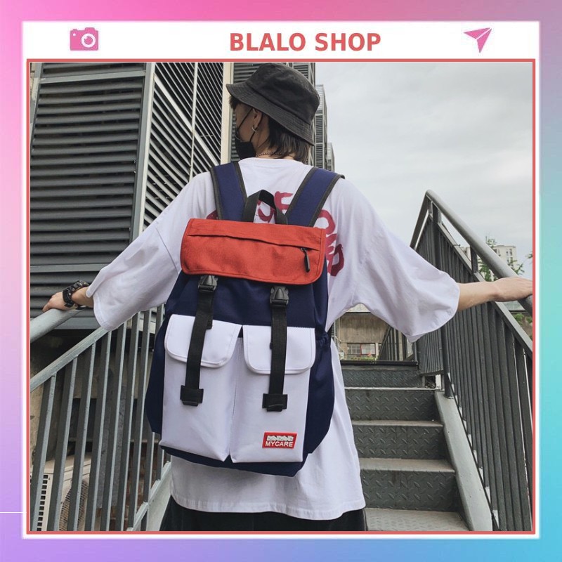 Balo Nữ Cao Cấp Giá Rẻ Đẹp Thời Trang Hàn Quốc Unisex Đi Học, Du Lịch Đáng Yêu Dễ Thương Nhiều Ngăn Đựng BL 46