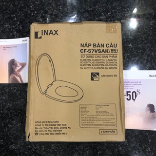 Nắp bàn cầu inax 504 306 333 chính hãng