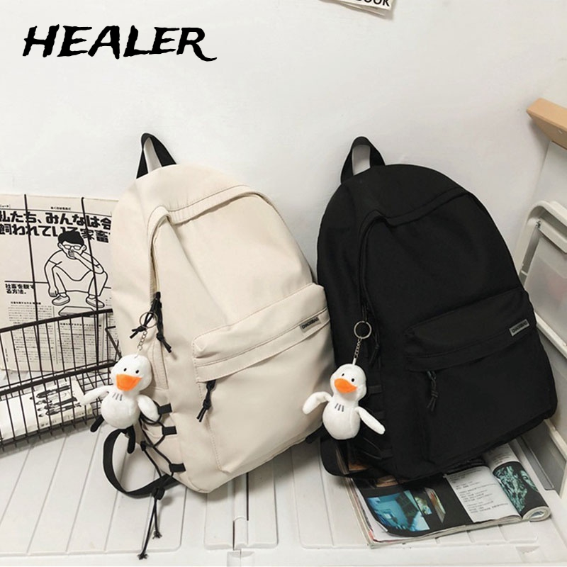 IMELON Ba Lô Đi Học / Du Lịch Cỡ Lớn Thiết Kế Đơn Giản Phong Cách Nhật Bản Thời Trang Cho Nam Và Nữ