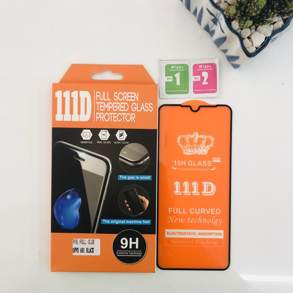 Miếng Dán Cường Lực Cao Cấp Full Màn Hình Cho OPPO A91