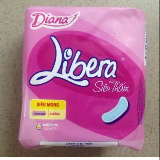Băng vệ sinh Diana Libera siêu thấm siêu mỏng 8 miếng