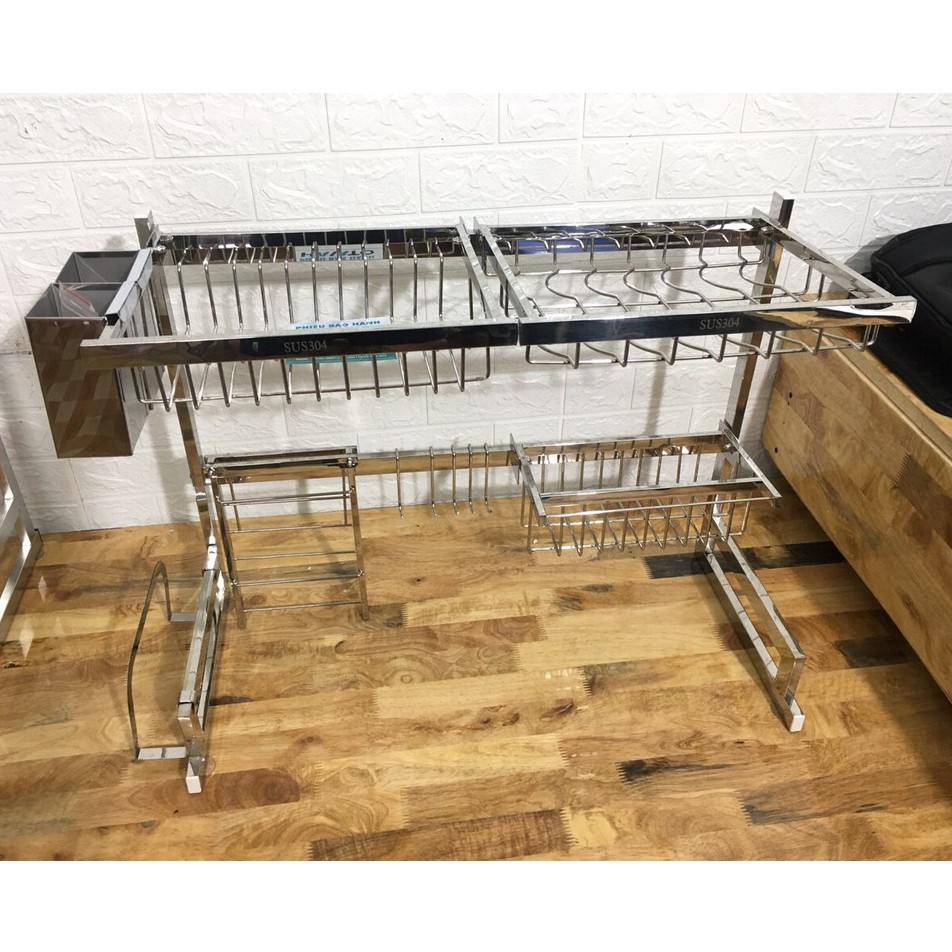 (Xả Kho 3 ngày) Kệ úp chén bát trên bồn rửa, kệ để chén inox 304