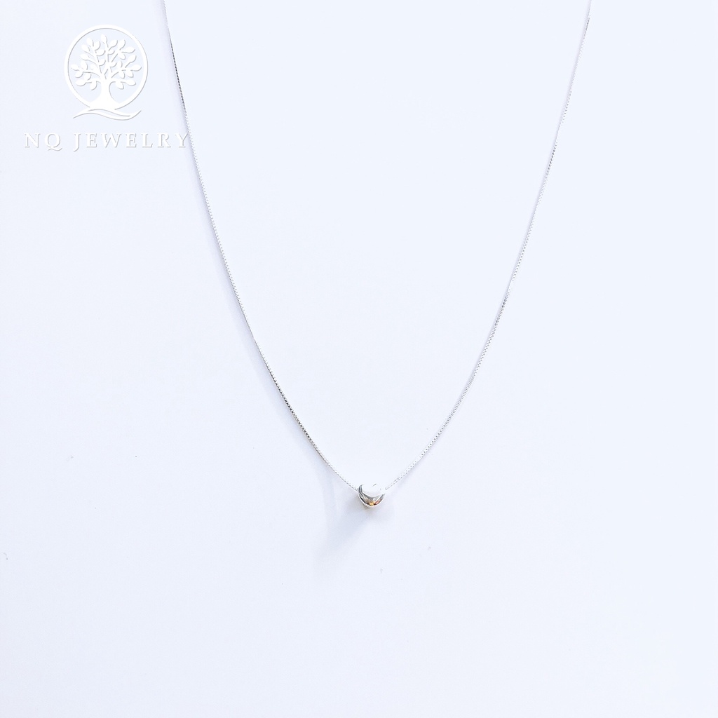 Dây chuyền bạc mặt trái tim- NQ Jewelry