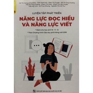 Sách - Luyện tập phát triển năng lực đọc hiểu và nặng lực viết