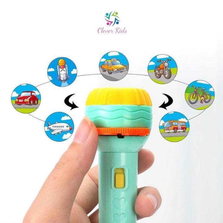 Đèn pin chiếu hình cho bé 80 hình động vật sắc nét