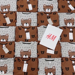 ⚡️ hàng có sẵn⚡️ sét 2 bộ H.M mặt gấu hổ