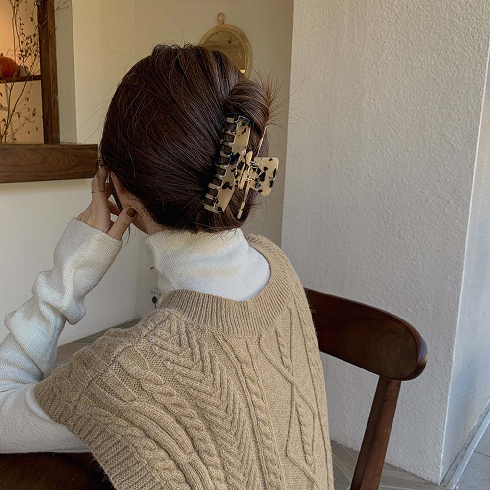 Kẹp Tóc Họa Tiết Da Báo Nhiều Màu Thời Trang Cho Nữ