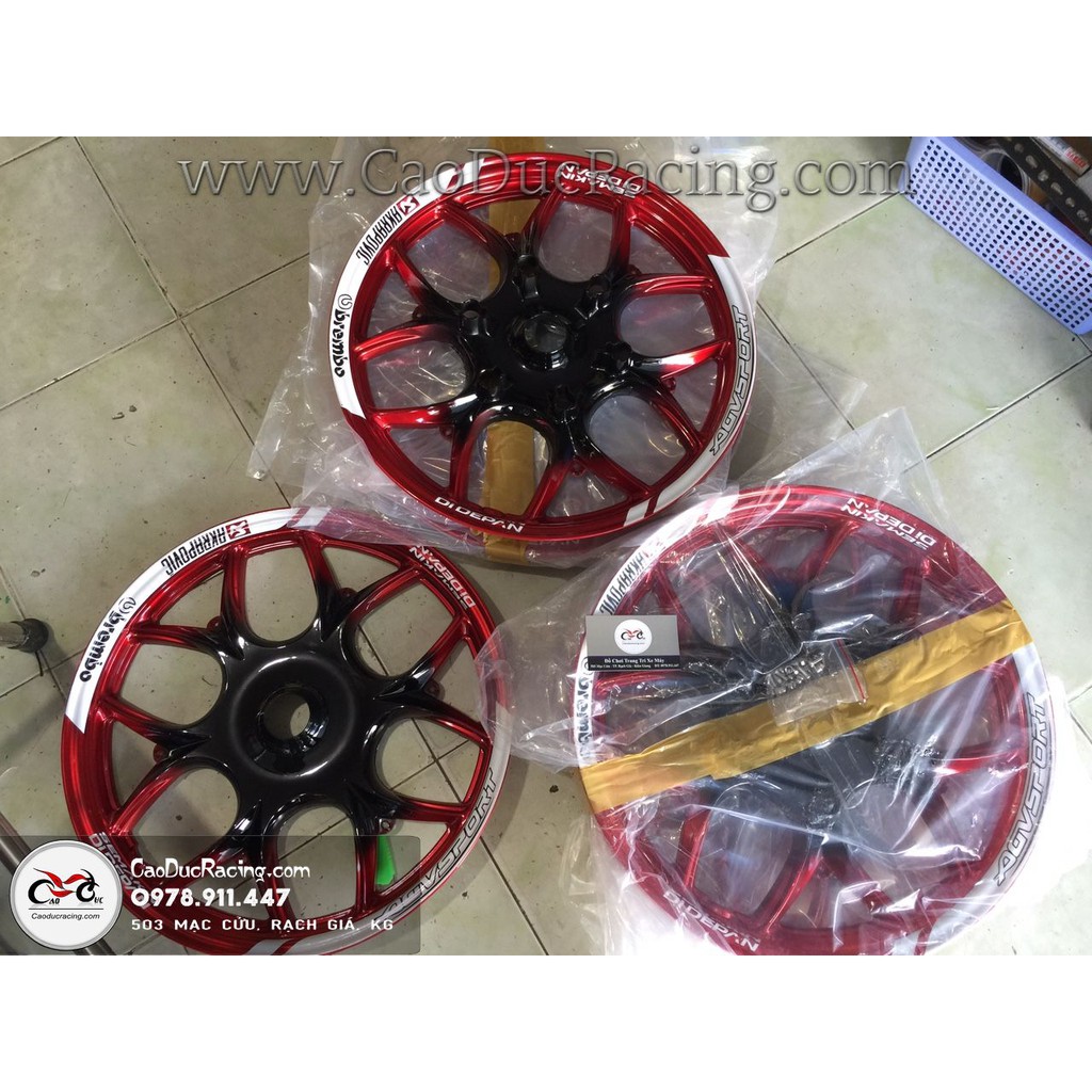 ốp mâm winner màu đỏ đen