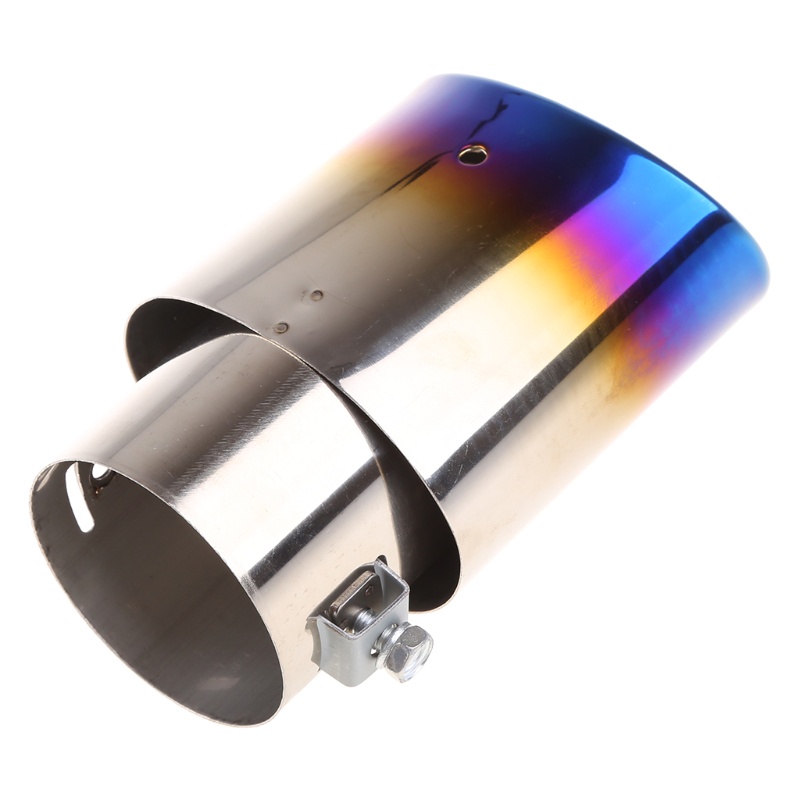 Ống Xả Khí Thải Giảm Thanh Hình Tròn Bằng Inox Chuyên Dụng Cho Xe Hơi