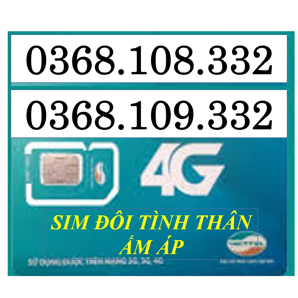 SIM VIETTEL CHỌN SỐ GIỐNG NHAU CHO CÁC CẶP ĐÔI - NHIỀU SỐ ĐẸP CHO BẠN LỰA CHỌN