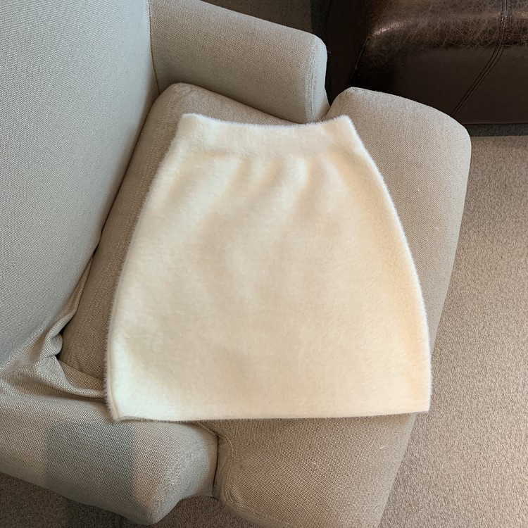 Cocory vn Chân váy chữ A lưng cao phong cách thời trang quyến rũ cho nữ