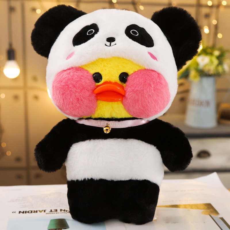 Gấu Bông Vịt Lalafanfan Vịt Má Hồng Vịt Vàng Cute Dễ Thương Cao Cấp Hình Thú Nhỏ Size 30