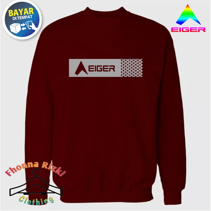 Egr Áo khoác sweater / áo khoác sweater in họa tiết vảy bạc "EGR" cá tính cao cấp