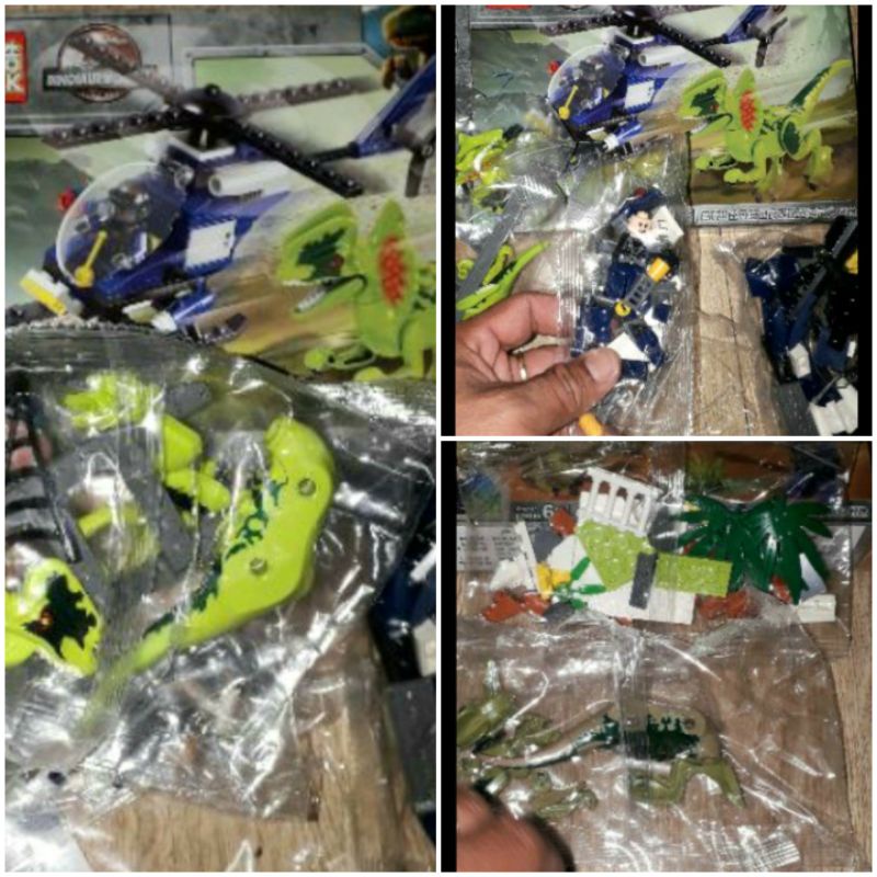 Lắp ráp 1 hộp LegoDino Săn Khủng Long 69001 có trên 100 chi tiết