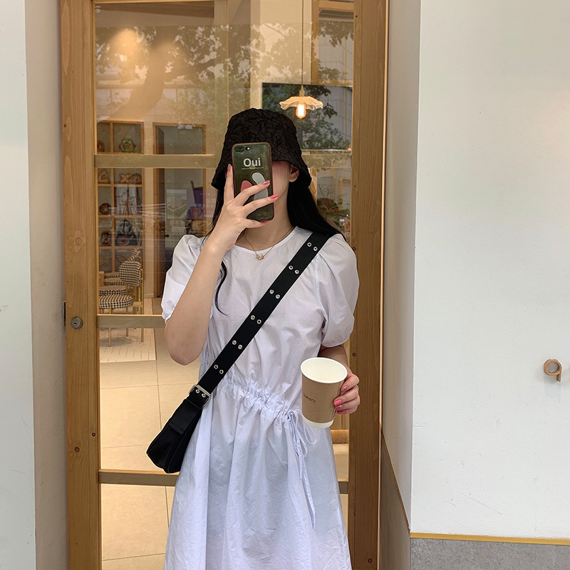 Túi Xách Nữ Đeo Vai Chất Nylon Phong Cách Retro