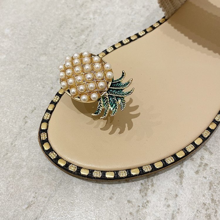 Dép Nữ Xỏ Ngón Đế Bằng Đính Hình Quả Dứa Dễ Thương | BigBuy360 - bigbuy360.vn