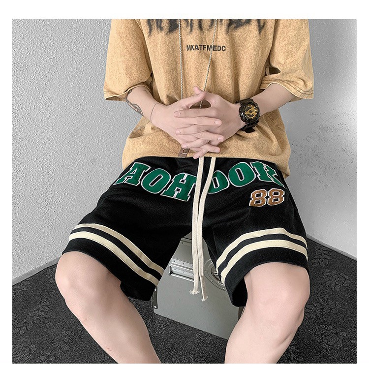 Quần Short Lửng AOH 88 Phong Cách Thể Thao, Cotton Mịn Siêu Thoáng Trẻ Trung Năng Động