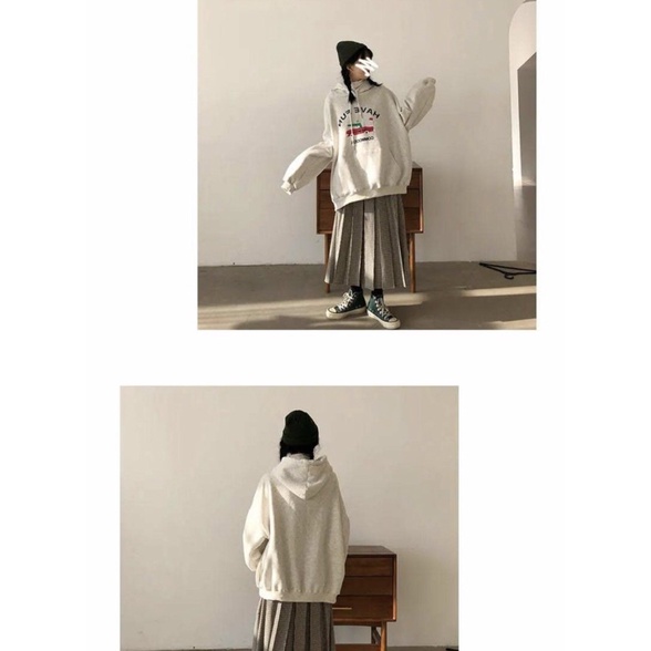 ÁO NỈ NỮ, ÁO HOODIE NỮ CÓ TÚI TRƯỚC, CHẤT VẢI DÀY DẶN FORM RỘNG (hàng có sẵn) | BigBuy360 - bigbuy360.vn