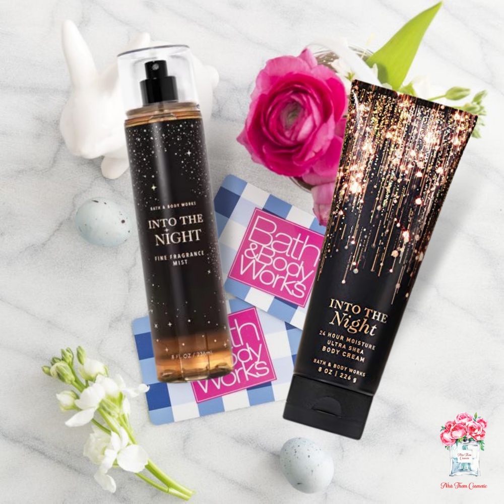 Xịt Thơm Toàn Thân Bath & Body Works Into The Night Body Mist Hương Thơm Ấm Áp Ngọt Ngào Giúp Làm Mịn Da 236ml