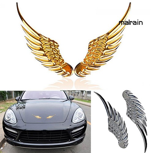 【VIP】Cool 3D Car Metal Eagle Wing Emblem Badge Trunk Auto Sticker Vehicle Decal Decor