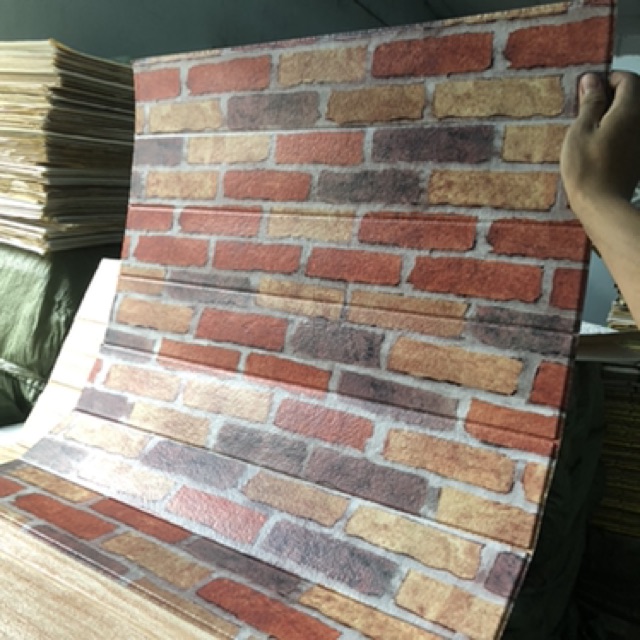 Xốp Dán Tường VÂN GỖ MẪU MỚI